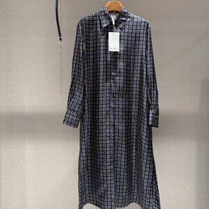Max Mara new silk printed dress